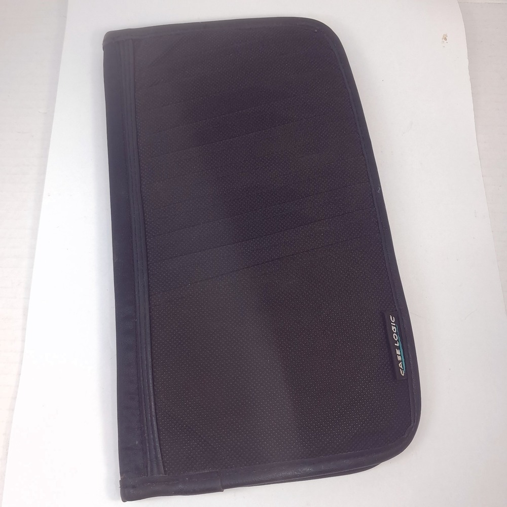 Case Logic CD car visor auto 10 discs travel black vehicle dvd movie storage